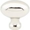 Jeffrey Alexander 1-9/16" Overall Length Polished Nickel Football Lyon Cabinet Knob 3991NI - alternate 3